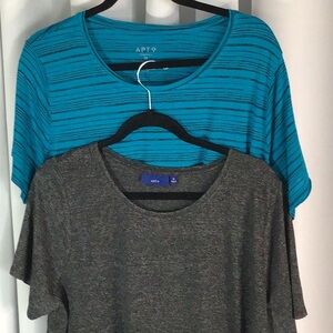 Apt 9 lot275 plus size tops 1X